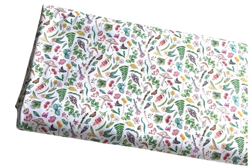 Click to order custom made items in the White Flora fabric